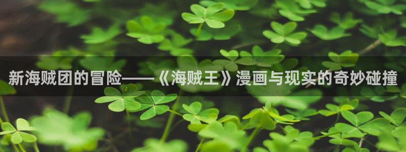 汗汗漫画免费漫画在线看观看：新海贼团的冒险——《海贼王》漫画与现实的奇妙碰撞