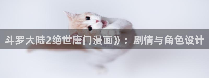 汗汗漫画弱点：斗罗大陆2绝世唐门漫画》：剧情与角色设计
