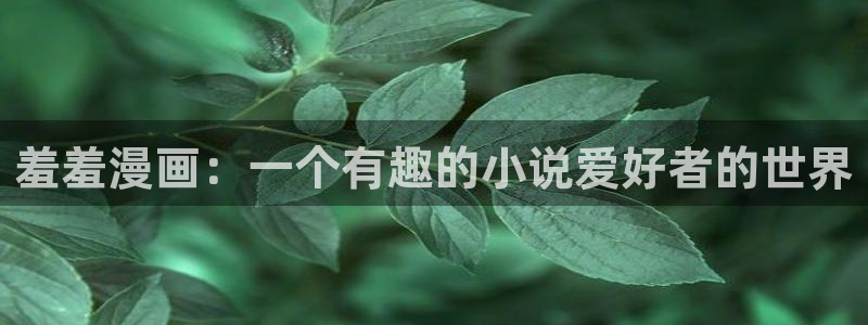 汗汗漫画韩漫首页：羞羞漫画：一个有趣的小说爱好者的世界