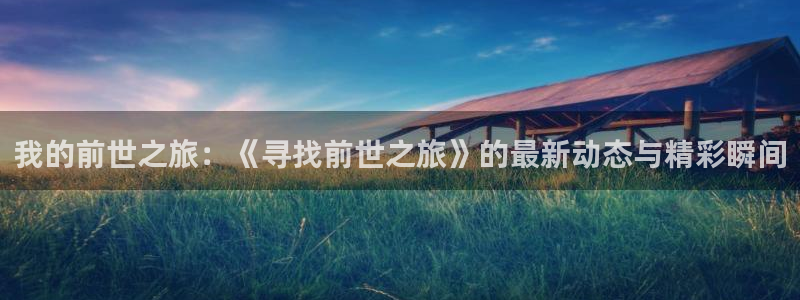 汗汗漫画网页观看：我的前世之旅：《寻找前世之旅》的最新动态与精彩瞬间
